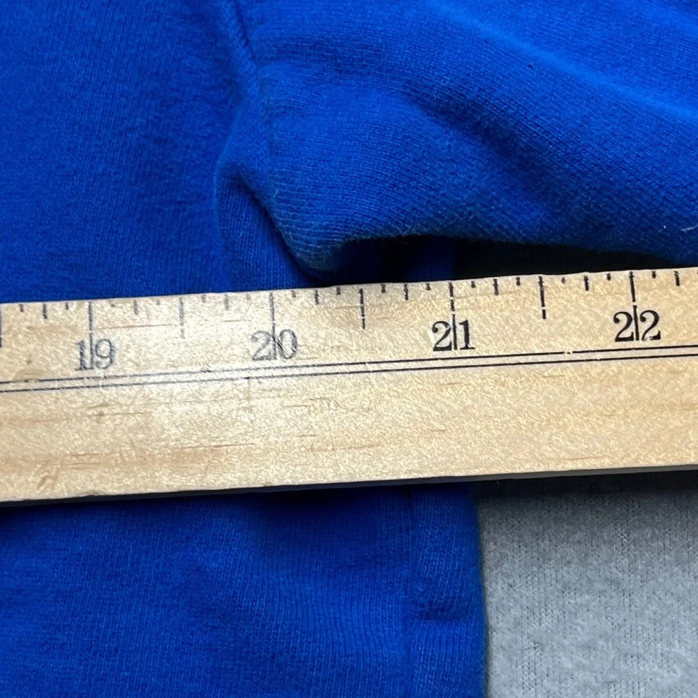 VTG The North Face Blue Since 1968 Hoodie Pullover Mens M Medium Fleece Lined‎